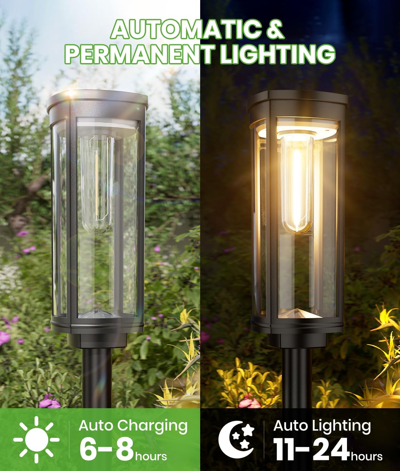 Thumbnail 4 de BITPOTT Bright Solar Pathway Lights 8 Pack