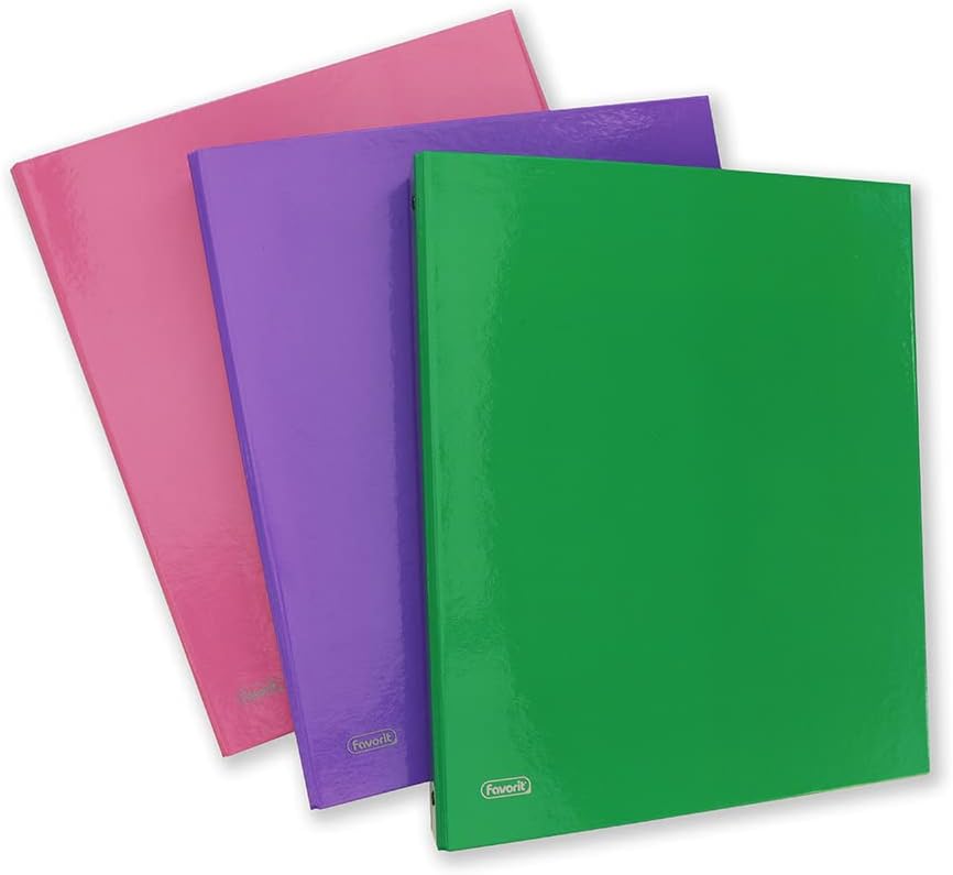 Detalle de Favorit Raccoglitori ad Anelli Sprint in Cartone – Verde, 22x30 cm, 4 Anelli da 30 mm (400173287)