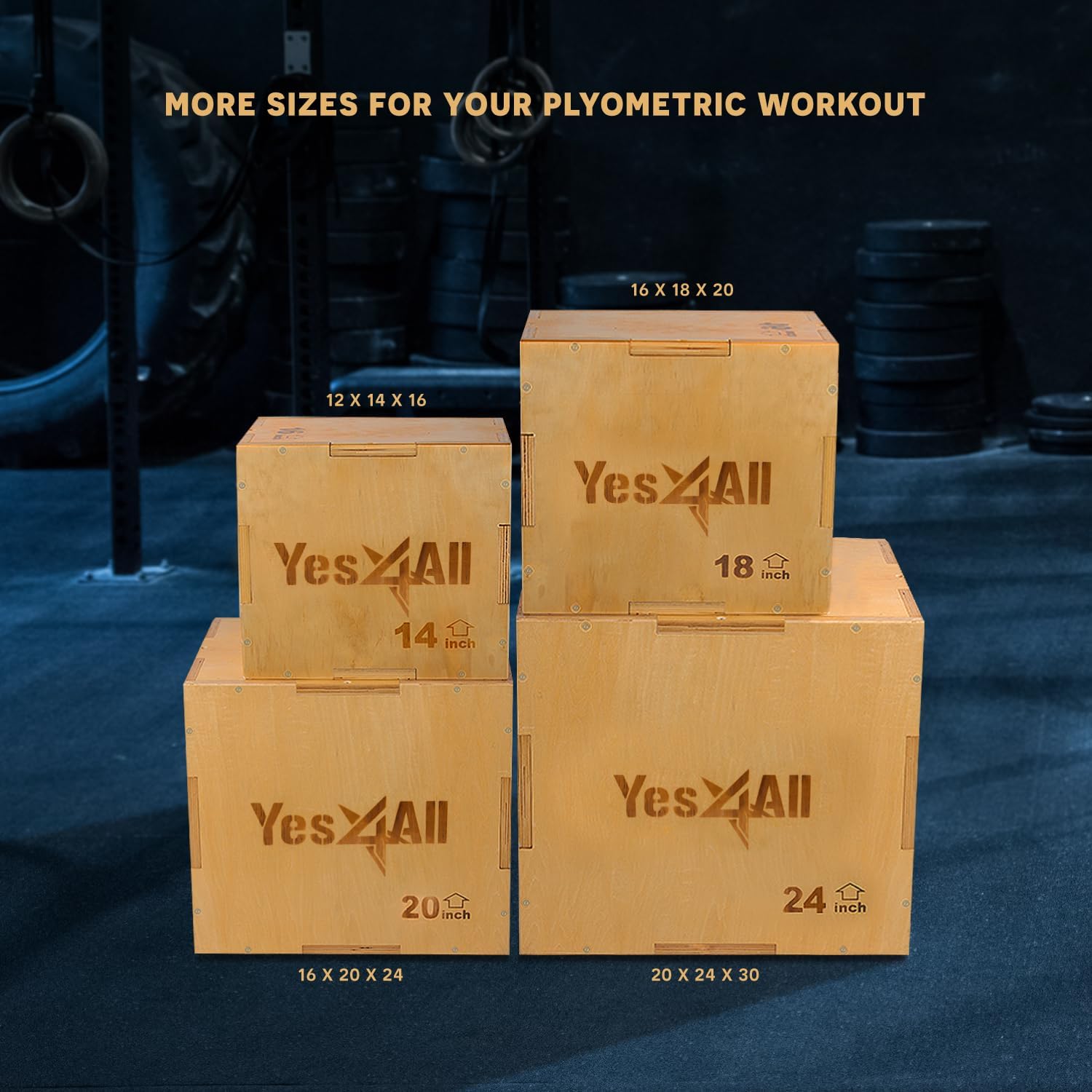 Thumbnail 3 de Yes4All Plyo Box 3-in-1 jump box 450 lbs