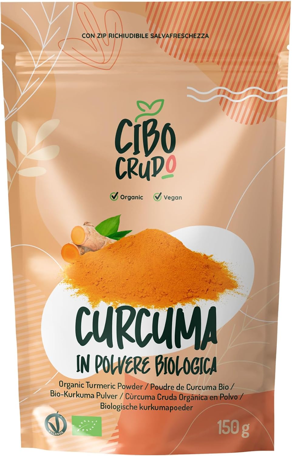 Curcuma in Polvere Bio - 150 g | CiboCrudo