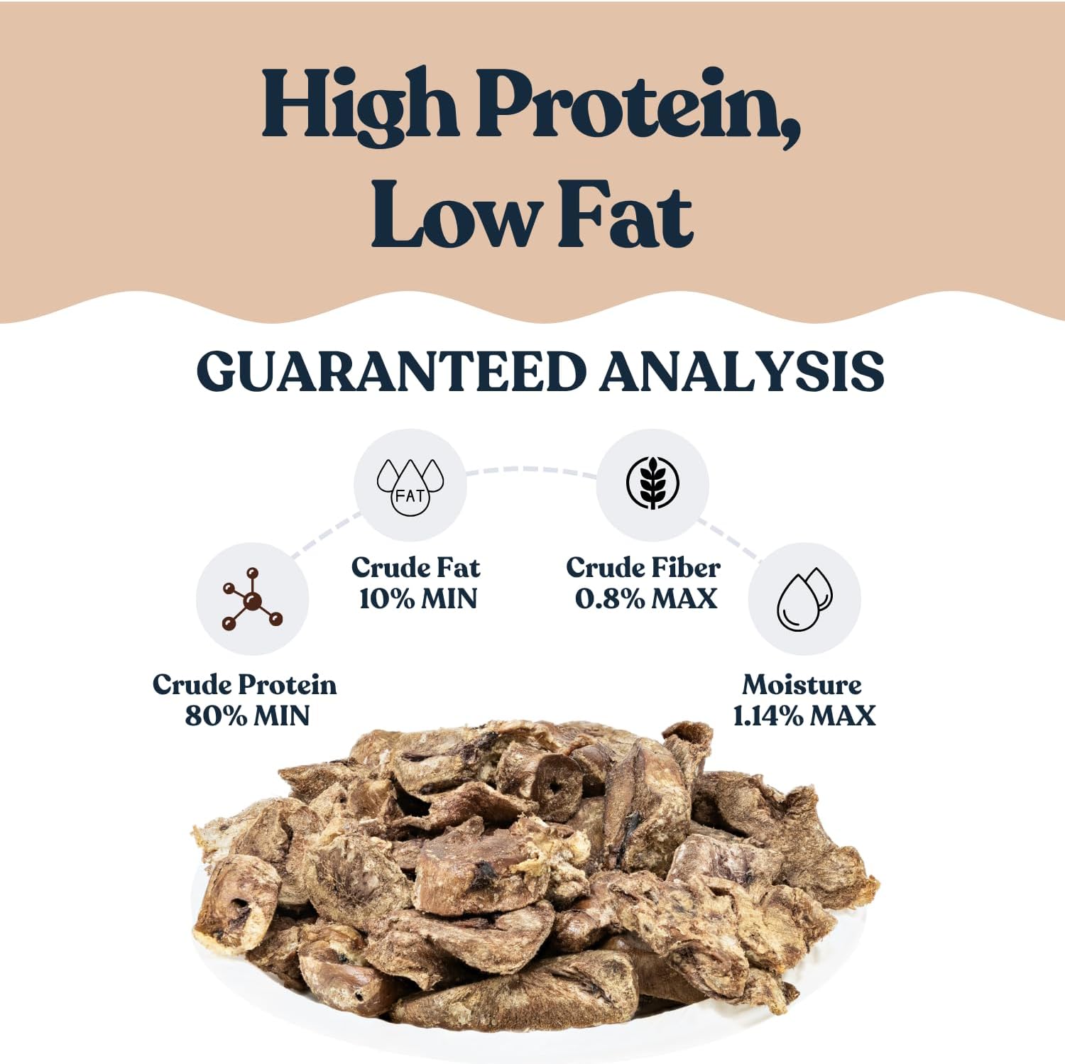 Detalle 2 de Hotspot Pets Freeze-Dried Turkey Heart Treats, 1 lb