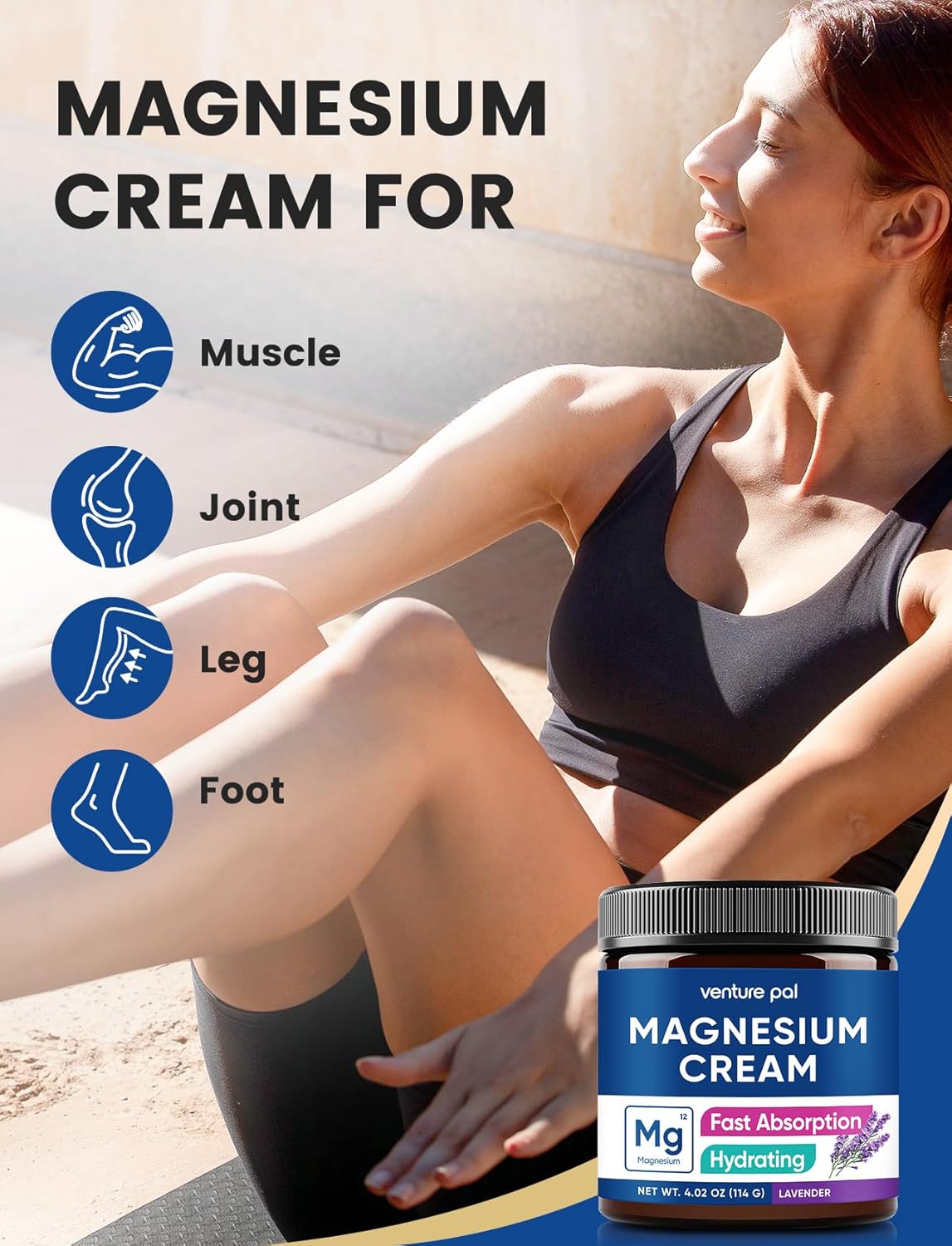Thumbnail 2 de Venture Pal Topical Magnesium Cream: Fast-Absorbing Hydration for Daily Skin Care