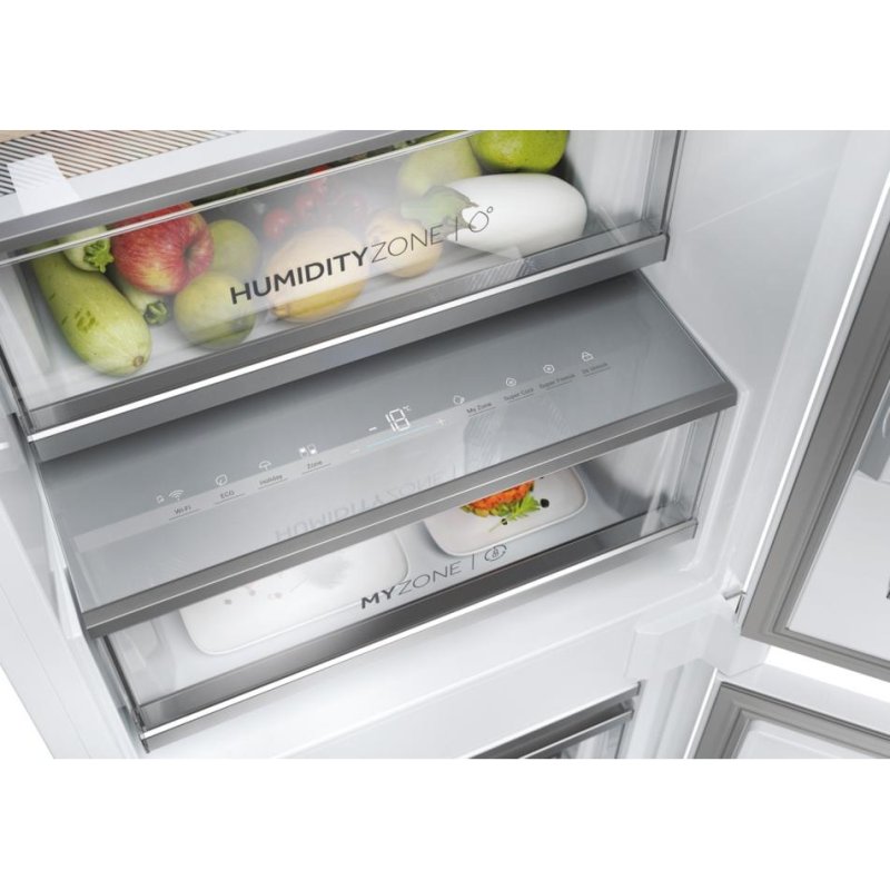 Detalle de Frigorífico Combi Haier HBW7519C No Frost 193 cm - 300 L, Blanco, WiFi IA