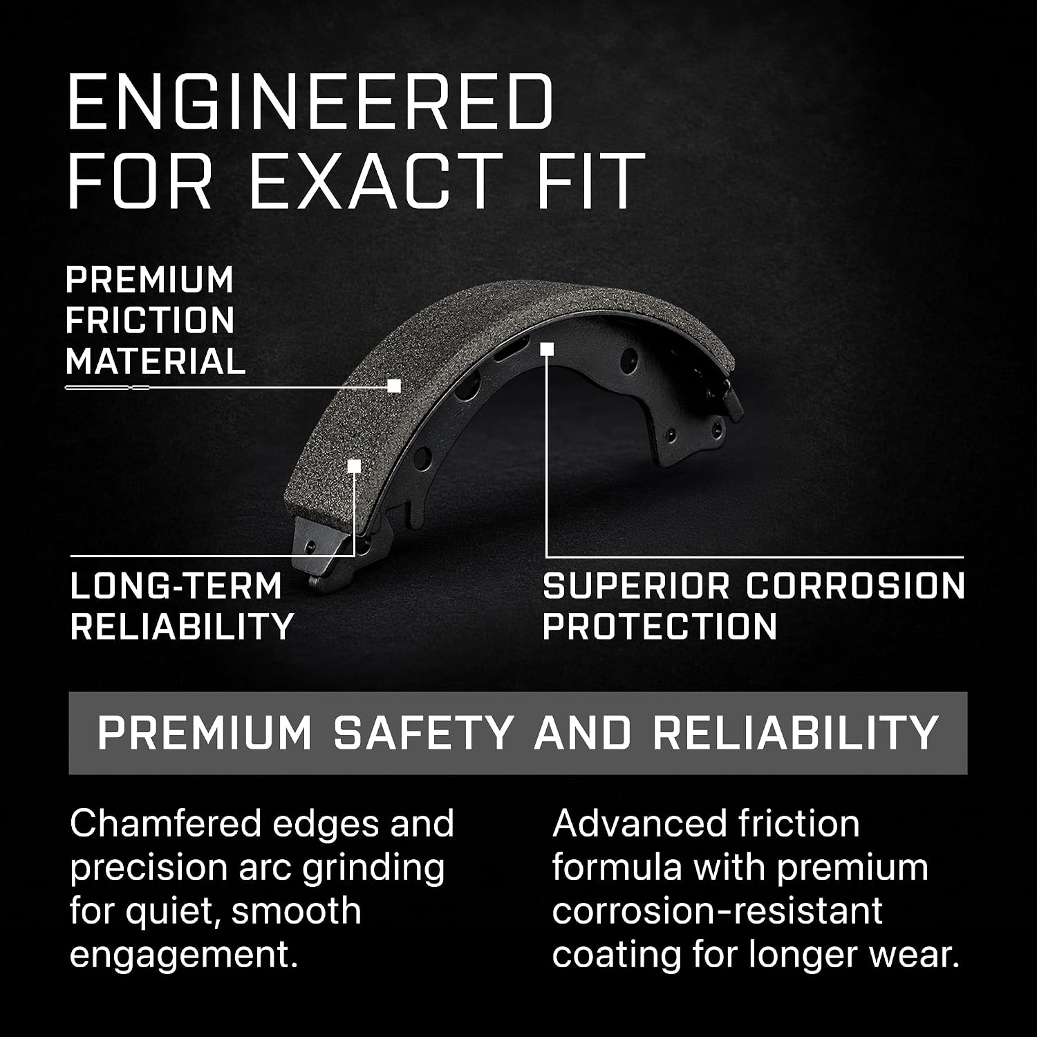 Thumbnail 4 de QUALITY-BUILT Parking Brake Shoes FPS771