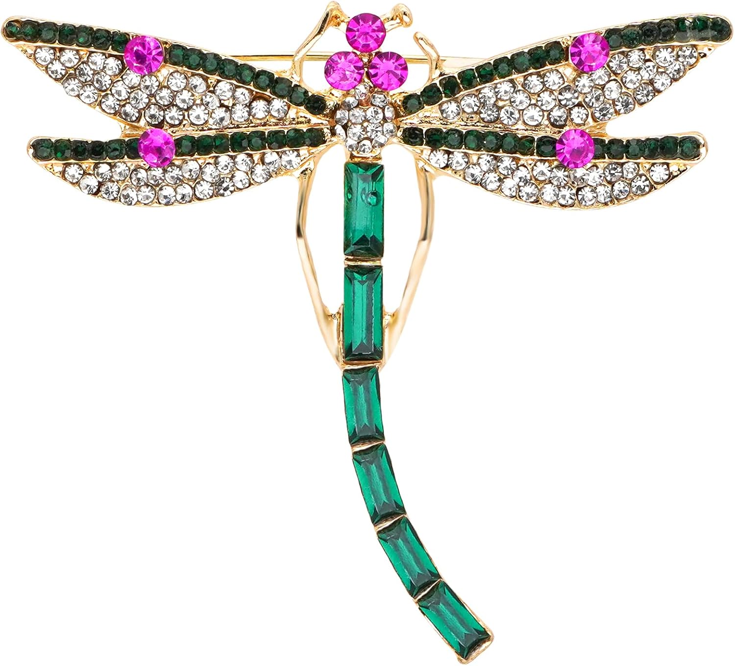 Thumbnail 6 de Tidefire Insekten-Brosche mit Strass – Biene, Libelle oder Schmetterling als Anstecknadel für Damen