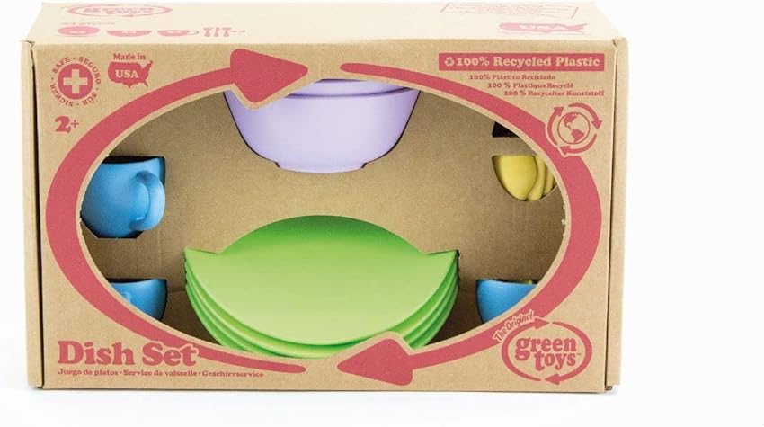 Thumbnail 2 de Green Toys - Set de Platos y Cubiertos Ecológicos 🍽