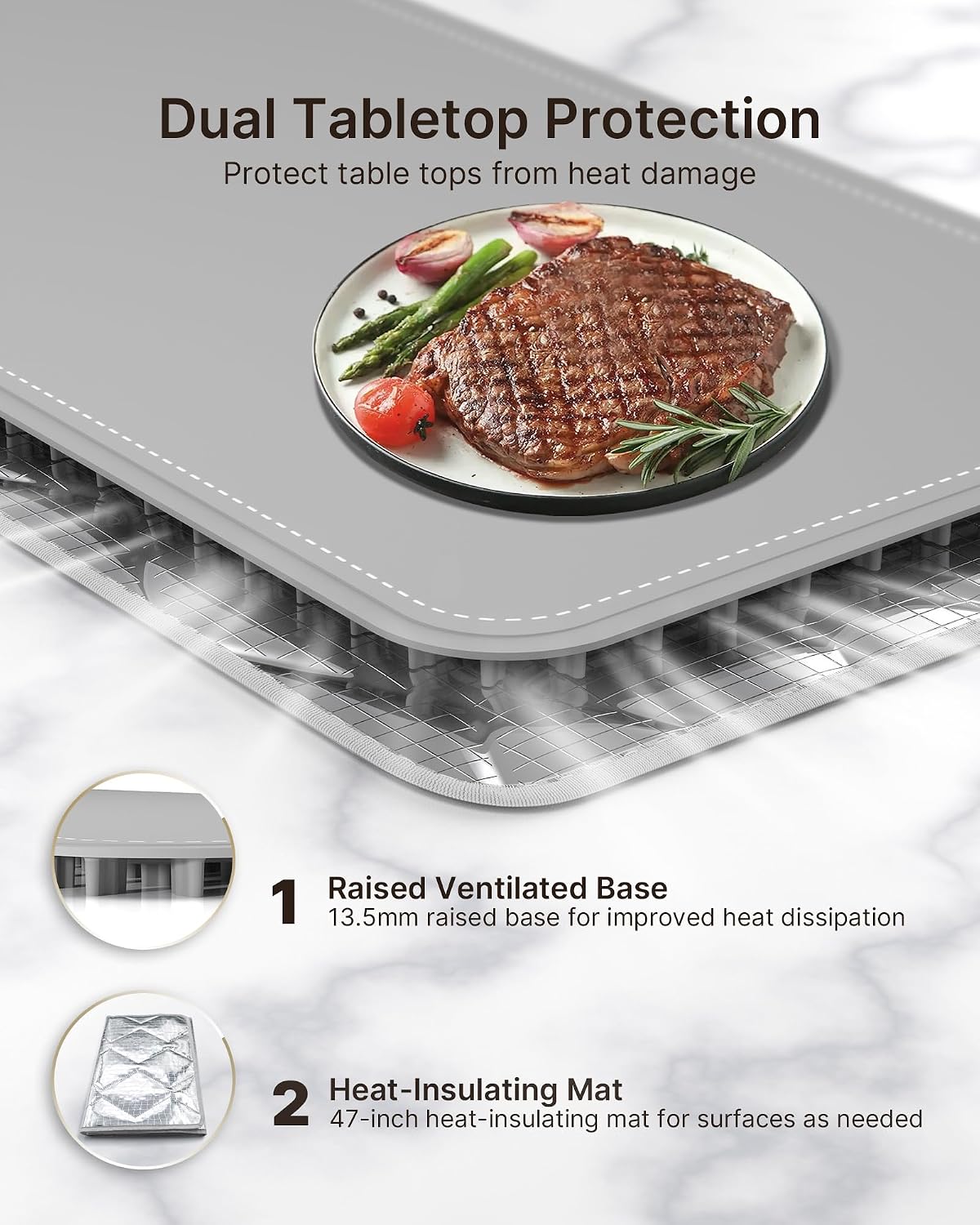 Detalle 2 de NUTCITY Food Warming Mat 40" x 15