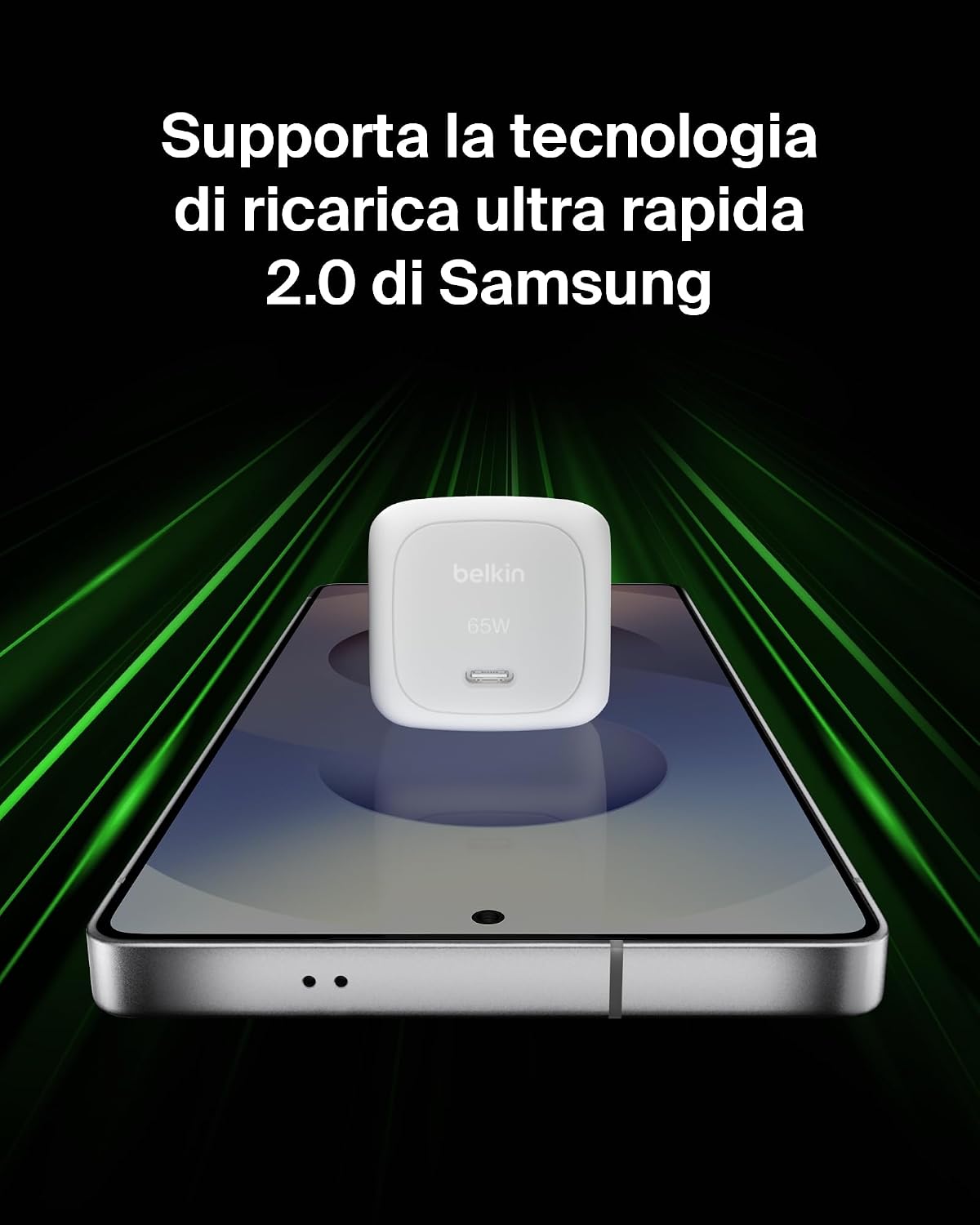 Detalle 2 de Belkin Caricatore USB-C da 65 W