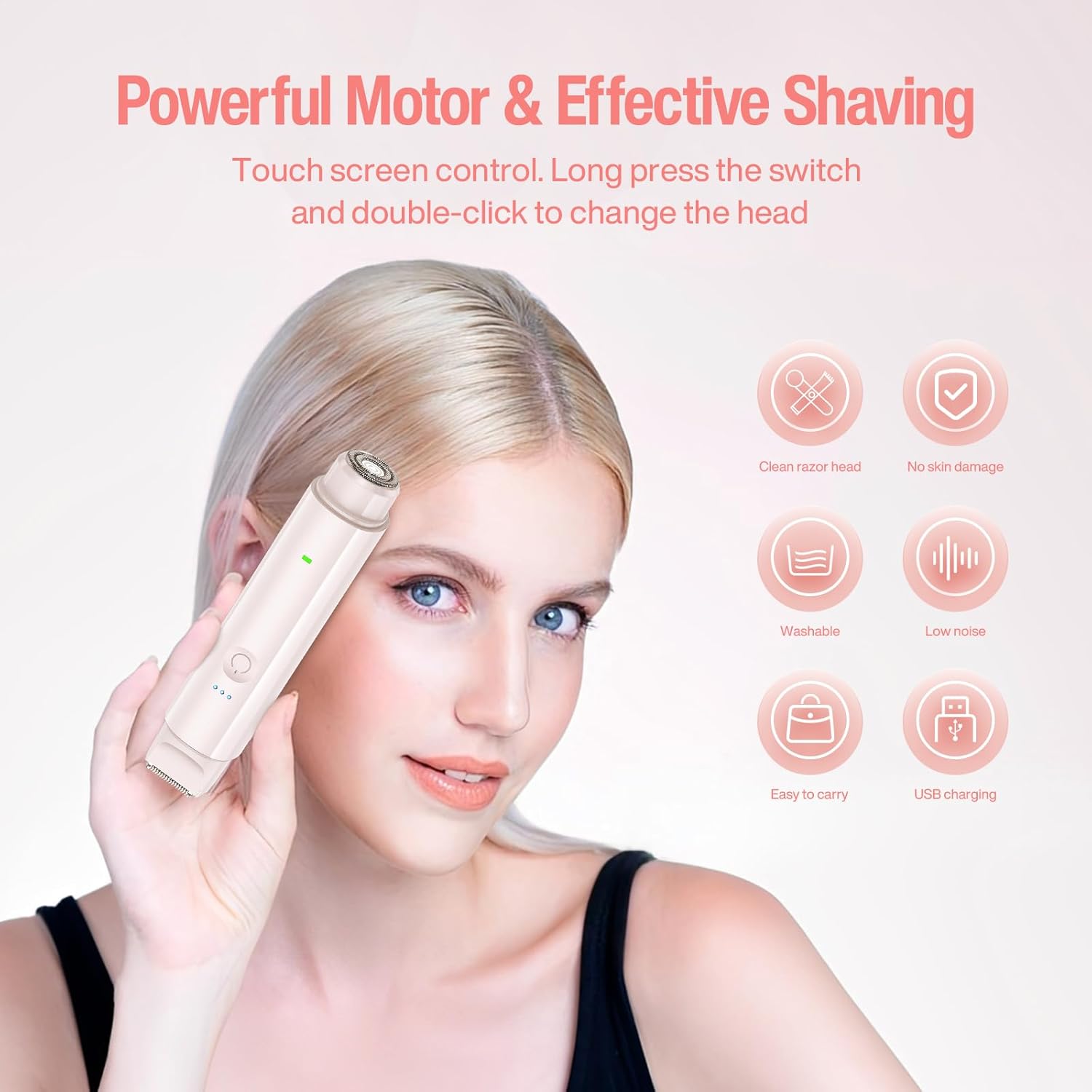 Thumbnail 6 de Bikini Trimmer Women 2-in-1 Electric Lady Shaver for Women (Wet & Dry) – Cordless, Waterproof, USB‑C