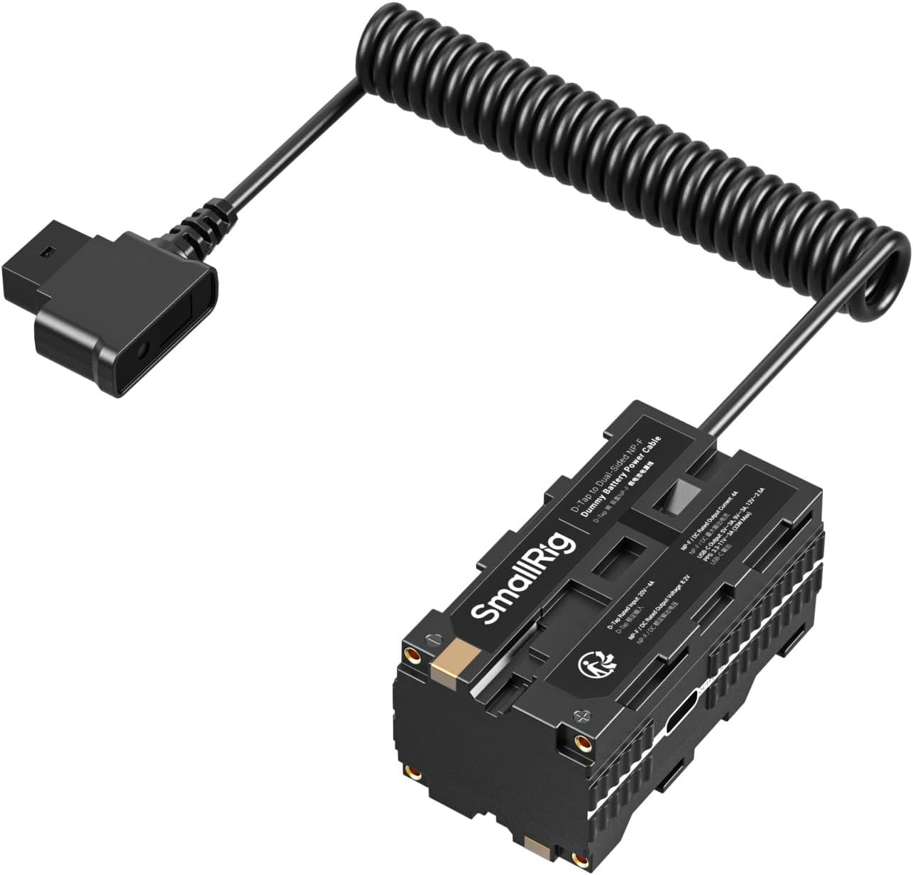 Thumbnail 3 de SmallRig D-tap to Dual-Sided NP-F Dummy Battery with USB-C, DC Port and LED Display (4884)