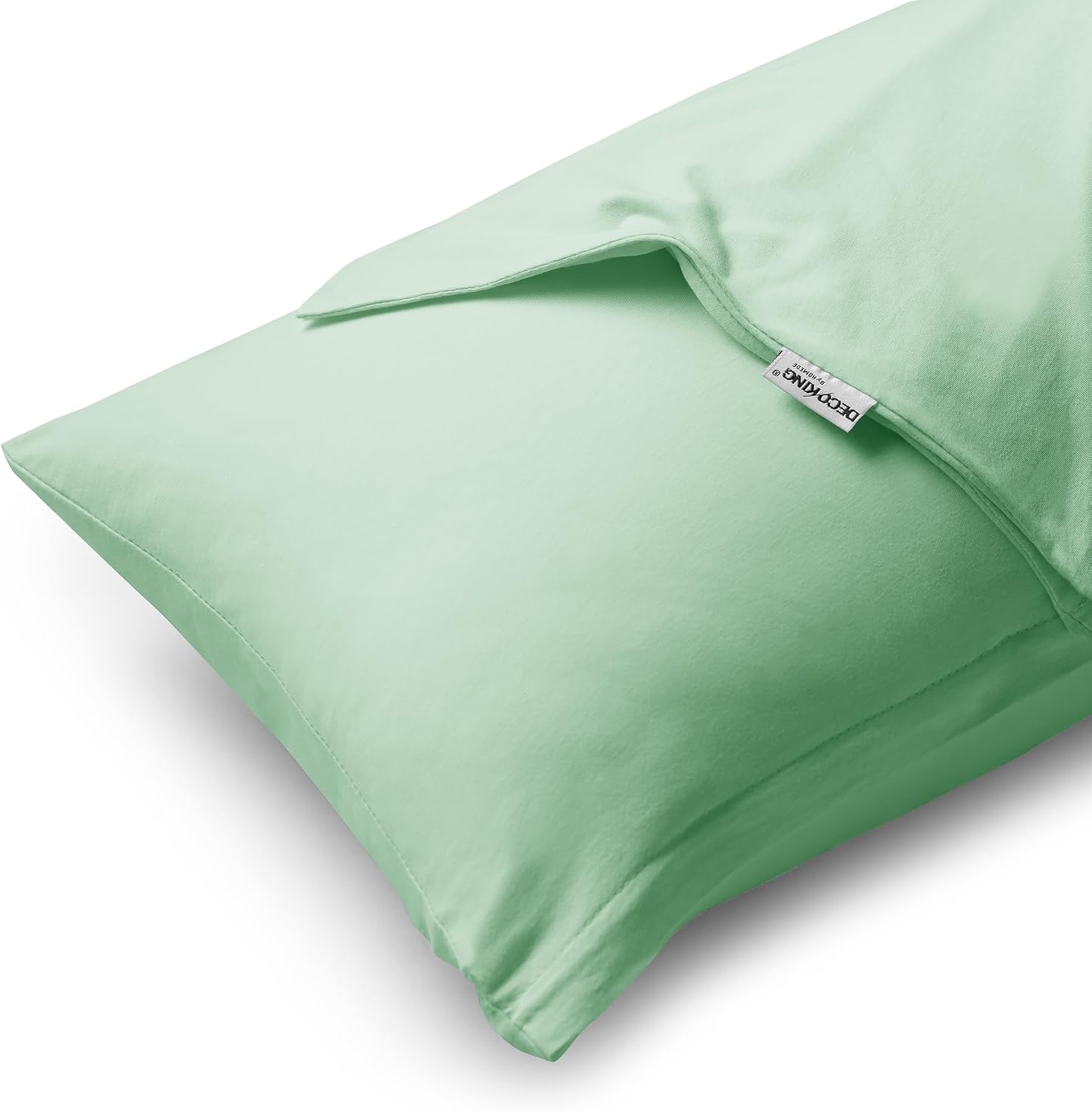 Thumbnail 2 de DecoKing Taies d'oreiller 80 x 80 cm Jersey 100% coton menthe