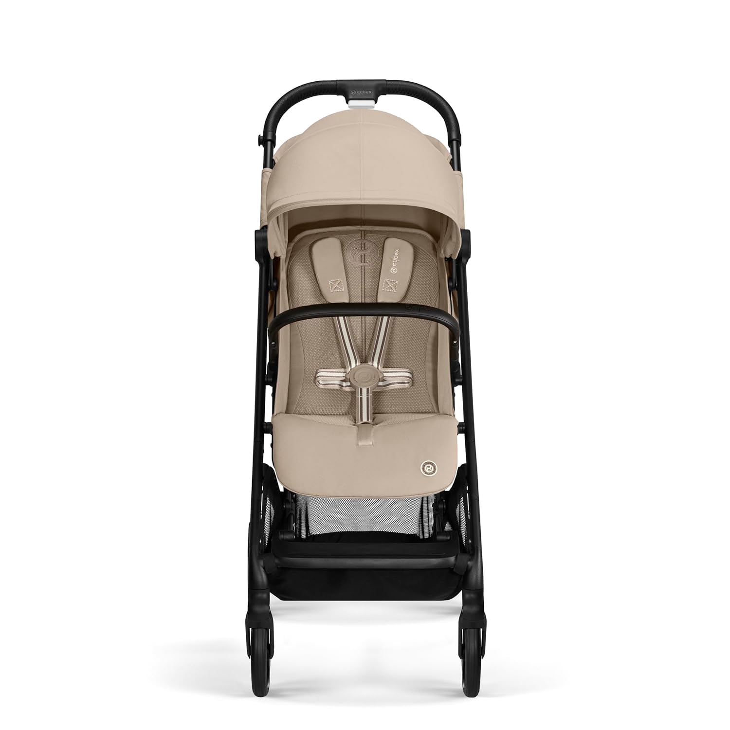 Detalle de Cybex Gold Beezy Kinderwagen – kompakt, ergonomisch und kompatibel ab Geburt (Almond Beige, 8,5 kg)