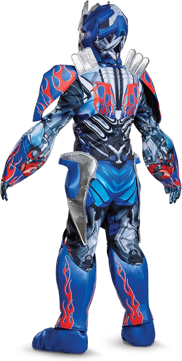 Detalle de Disguise Optimus Prime Prestige Kids' Transformers Costume with Hood and Mask