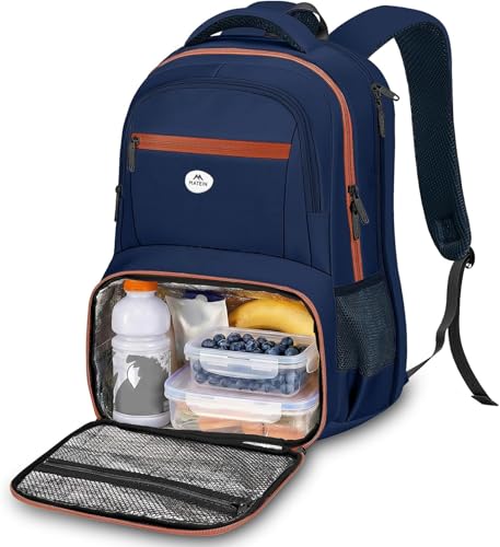 Detalle de MATEIN Mochila Portátil 17 Pulgadas para Hombre – Impermeable y con Compartimento Térmico
