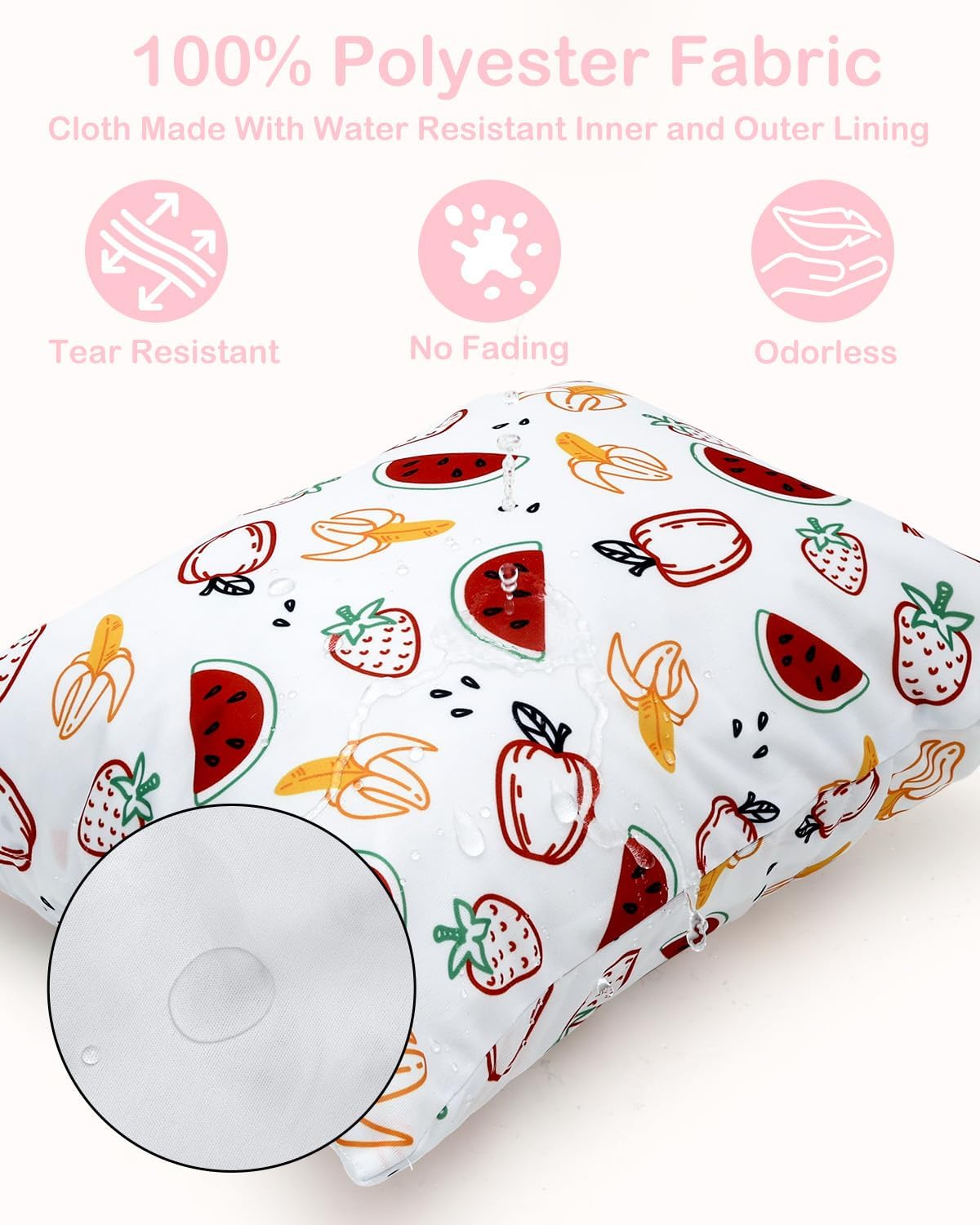 Detalle de ALVABABY 2LW02-CAD Wet/Dry Bag, Two Zippered Compartments
