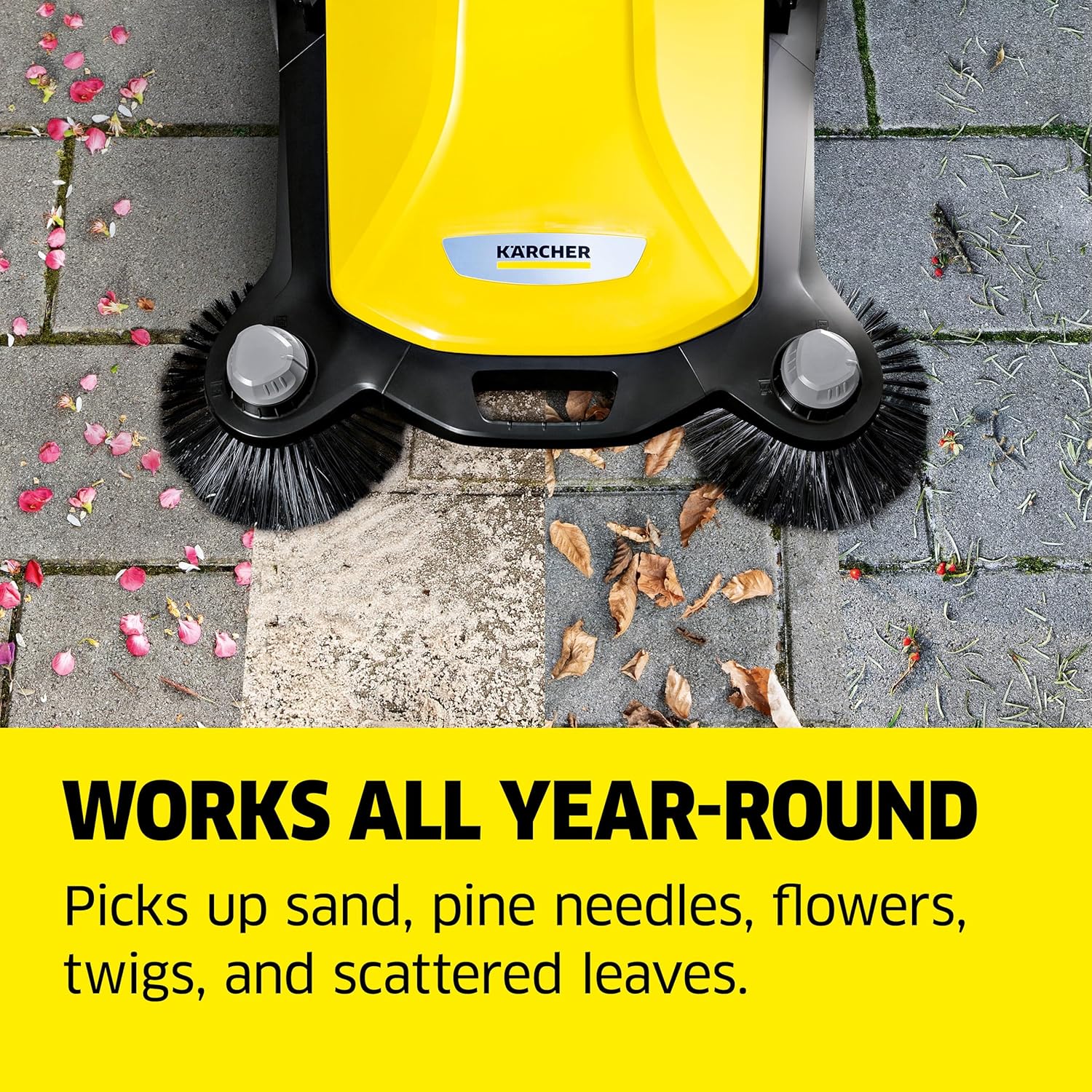 Thumbnail 4 de Kärcher S 6 Twin Walk-Behind Outdoor Push Sweeper (10-Gallon, 33.9" Sweep Width) for Garages & Warehouses