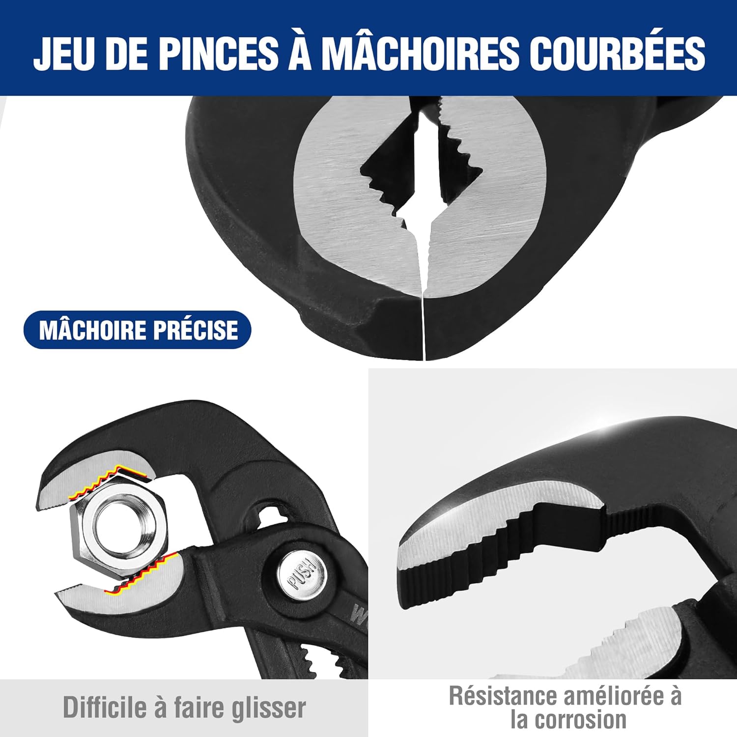 Thumbnail 6 de WORKPRO Pince multiprise 305 mm