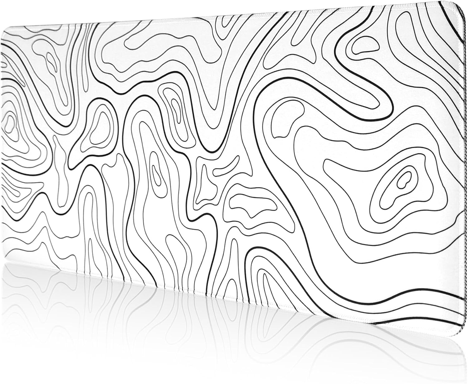 Detalle de DAWNTREES 1400 x 600 x 4 mm Large Mouse Pad – Extended Contour with Non-Slip Base