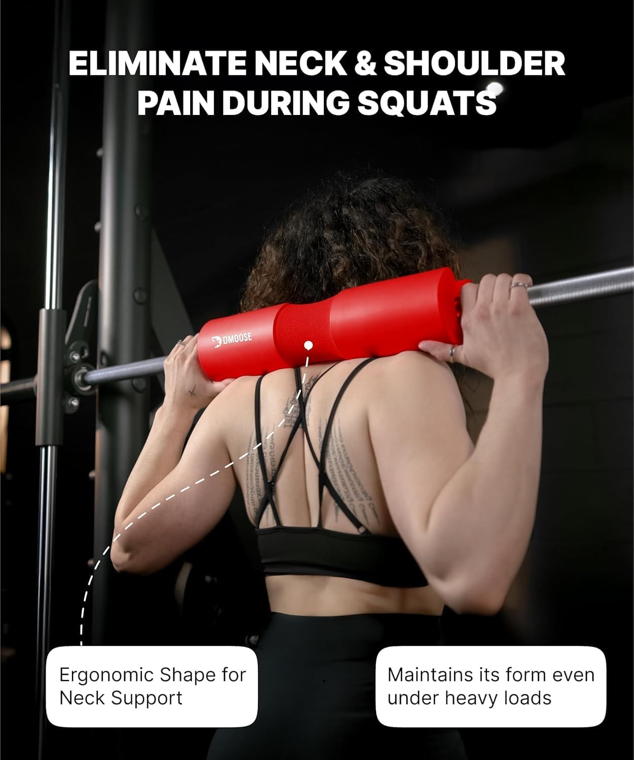 Detalle 2 de DMoose Fitness Barbell Pad for Hip Thrust, Squat & Lunges
