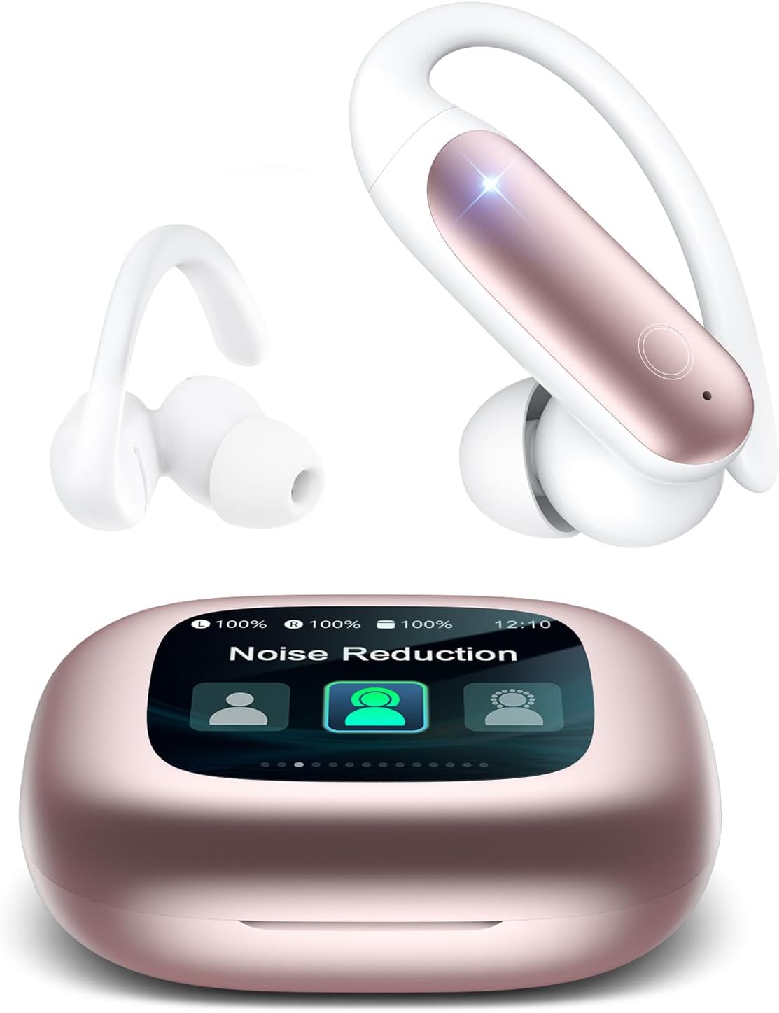 Detalle de LEEMC Wireless Earbuds with Touchscreen ANC