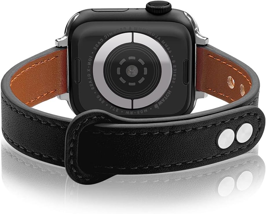 Thumbnail 3 de segoo Leather Band for Apple Watch — Top Grain Leather, Slim Comfort (38–49mm)