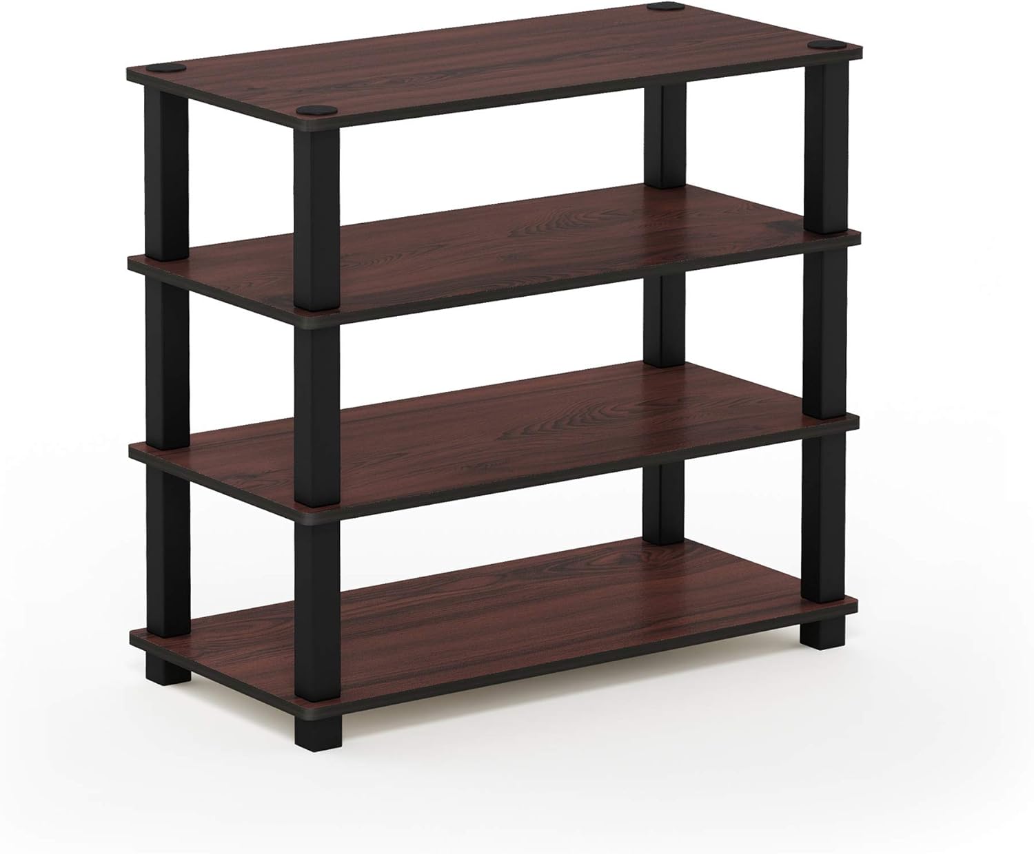 Thumbnail 4 de Furinno Scarpiere Dark Cherry and Black, 4-Tier Singolo