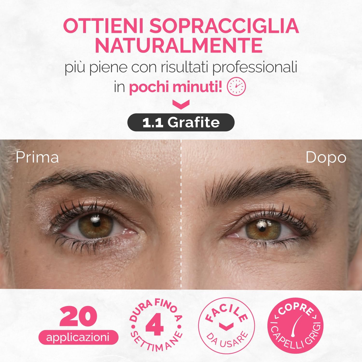 Thumbnail 1 de Renata Beauty Kit Tinta Sopracciglia Grafite 3 in 1