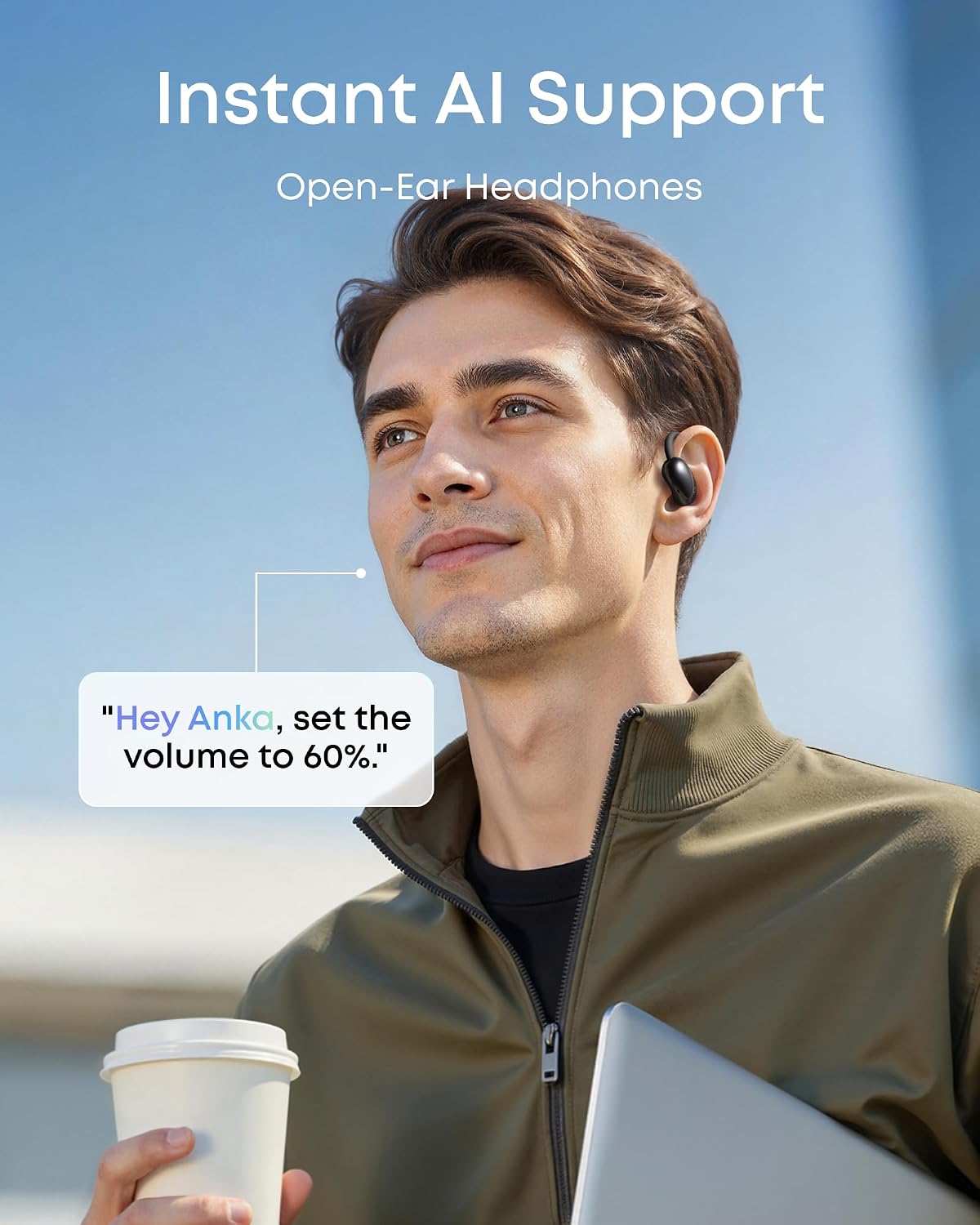 Detalle de Soundcore AeroFit 2 Open-Ear Headphones 35H
