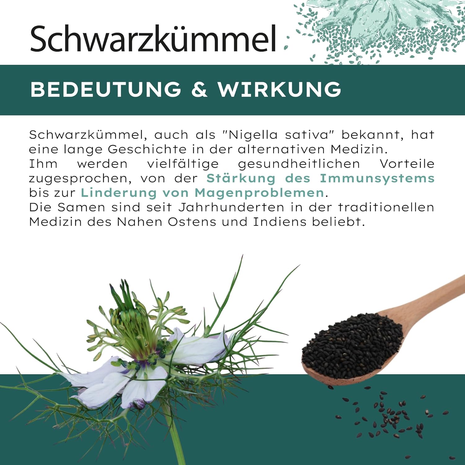 Thumbnail 3 de Schwarzkümmelöl (180 vegane Kapseln) – 500 mg Öl & 250 mg Linolsäure pro Kapsel