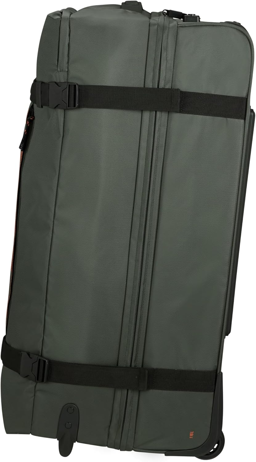 Detalle de American Tourister Urban Track: Borsa da viaggio con 2 ruote, 78,5 cm, 116 L in Verde (Dark Khaki)