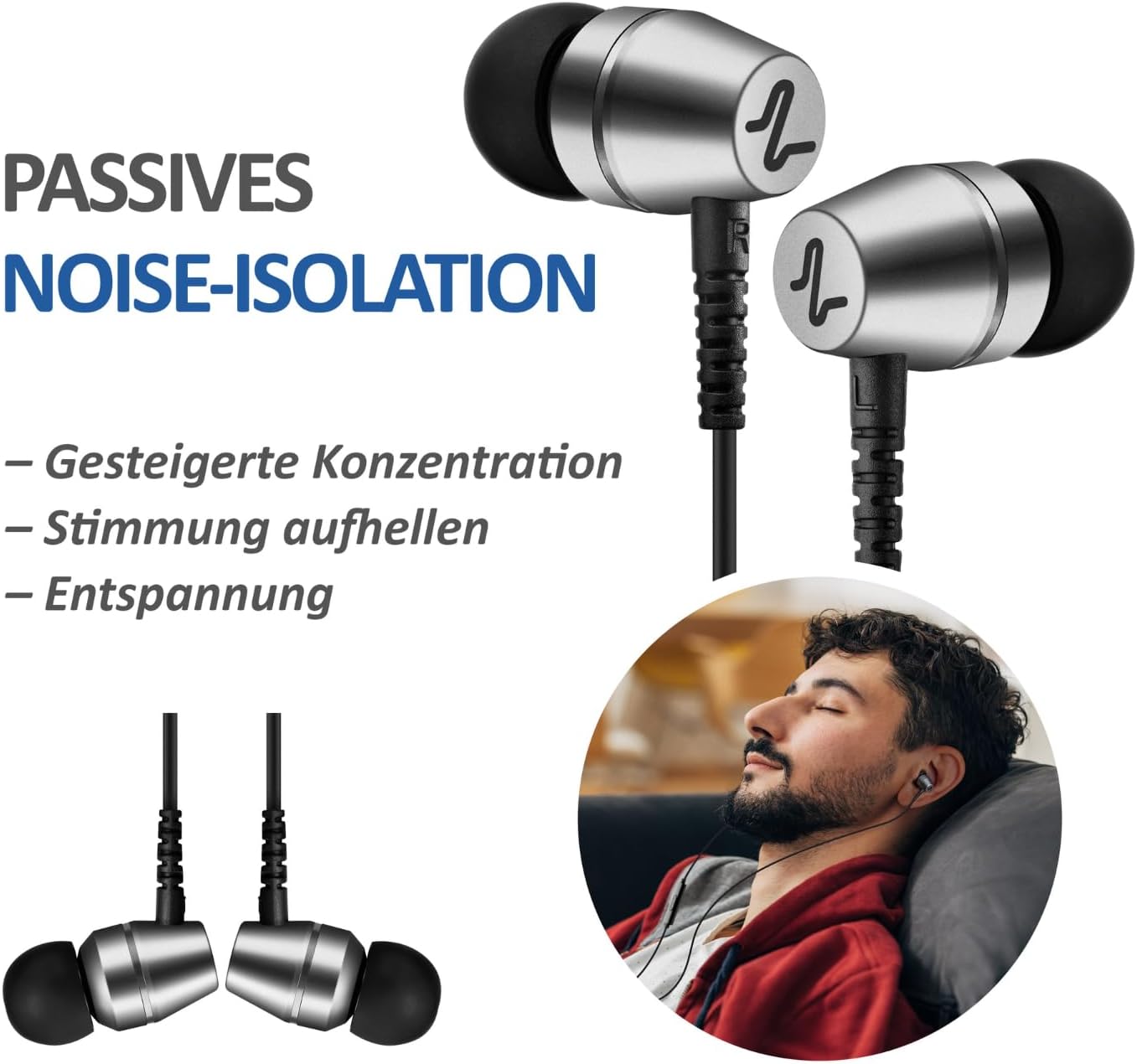 Detalle 2 de Ludos OMNITONE In Ear Kopfhörer 5 Jahre