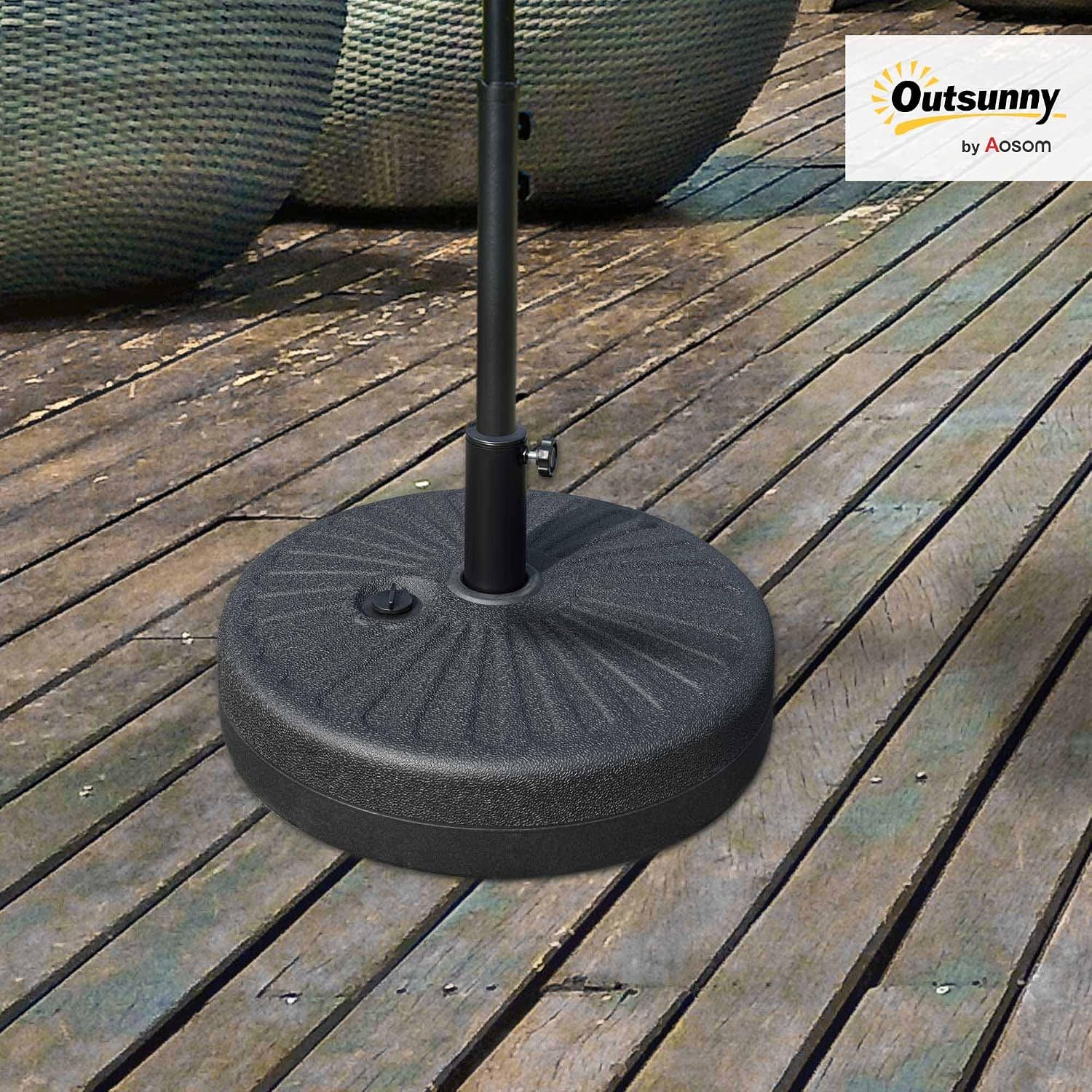 Thumbnail 1 de Outsunny Base de Sombrilla 22 kg para Poste Ø38/48 mm