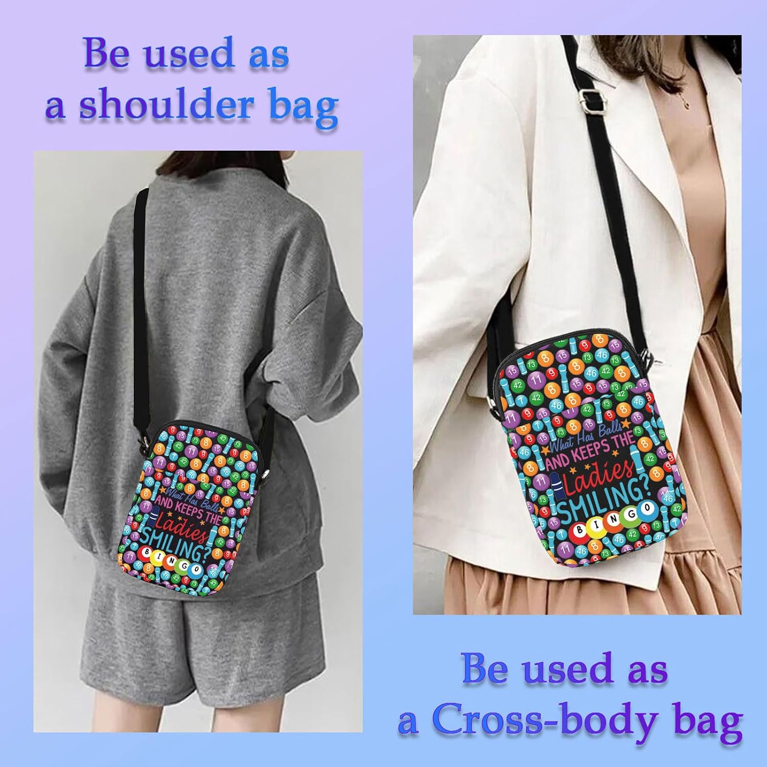 Detalle 2 de AATOP Bingo Crossbody Bag 8.45in
