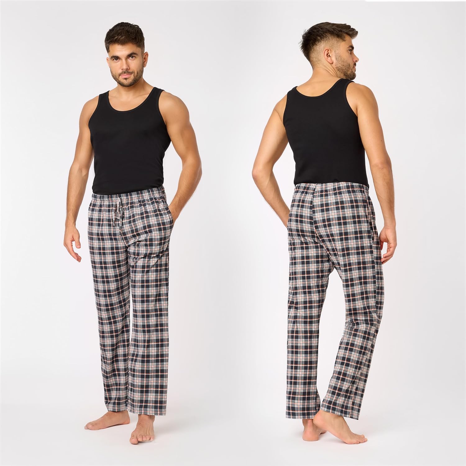 Detalle 2 de Timone TPP-001 herenpyjamabroek voor comfortabel dagelijks gebruik