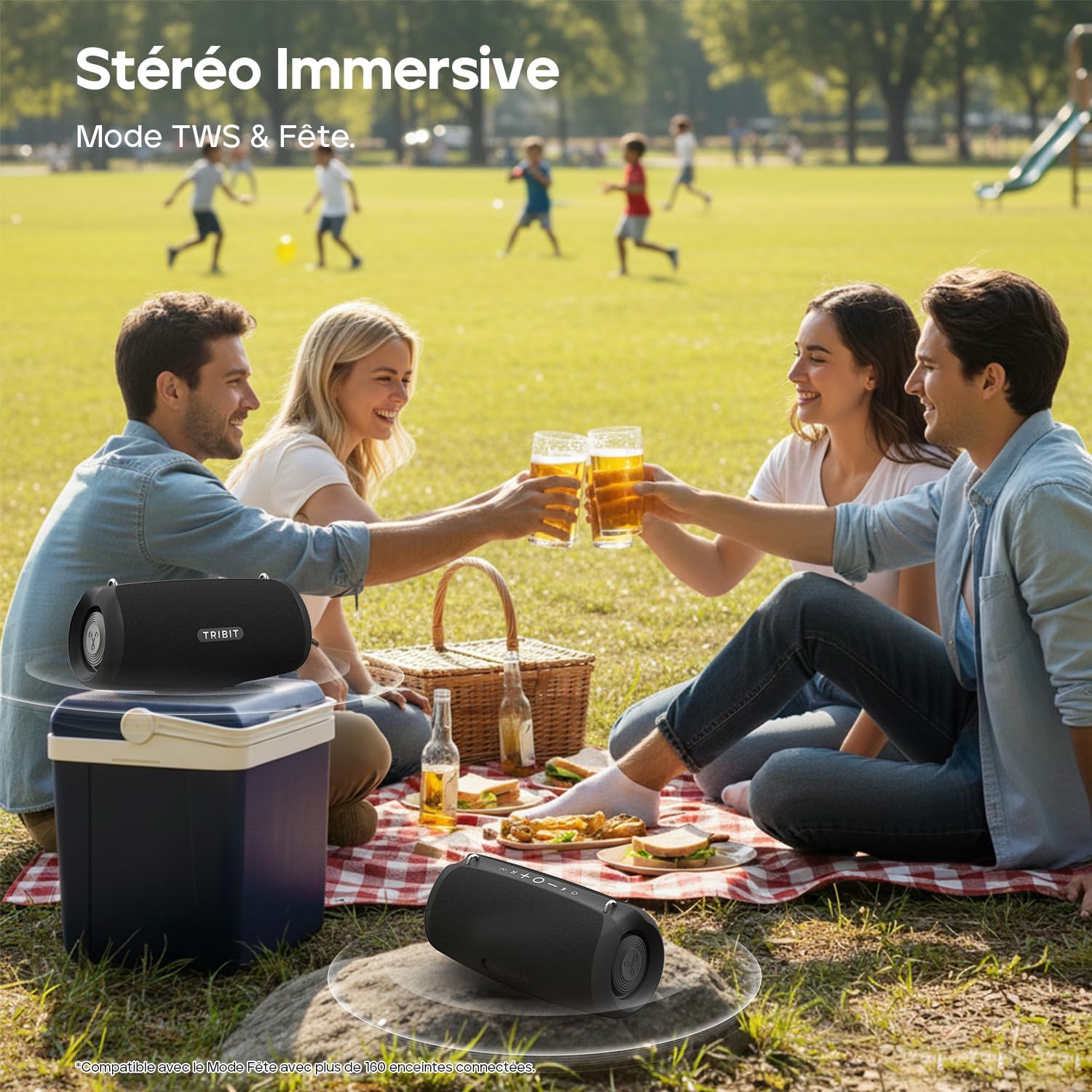 Thumbnail 5 de Tribit StormBox Lava enceinte Bluetooth 80 W, IP67 et autonomie jusqu’à 24 h