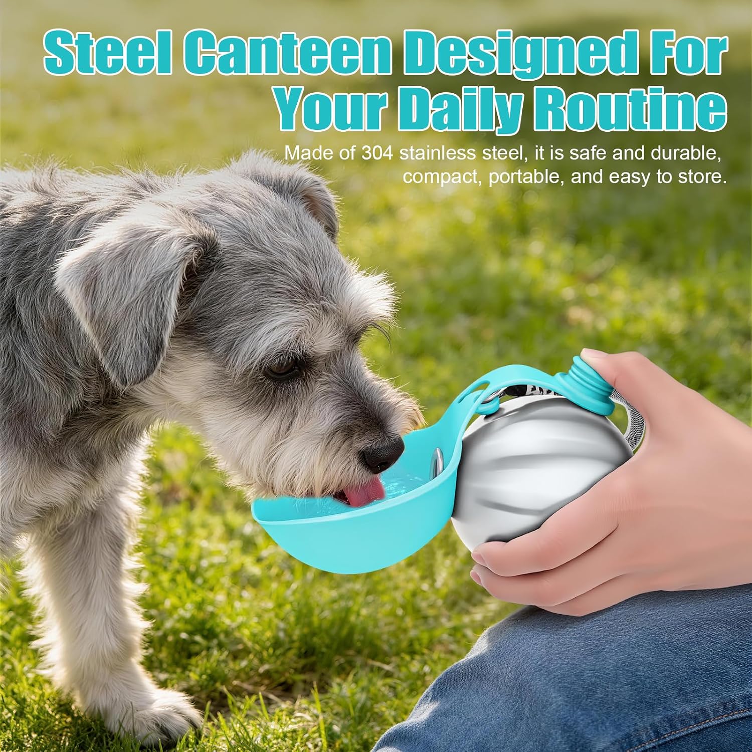 Detalle 2 de AOFANPET Portable Dog Water Bottle, 10 oz