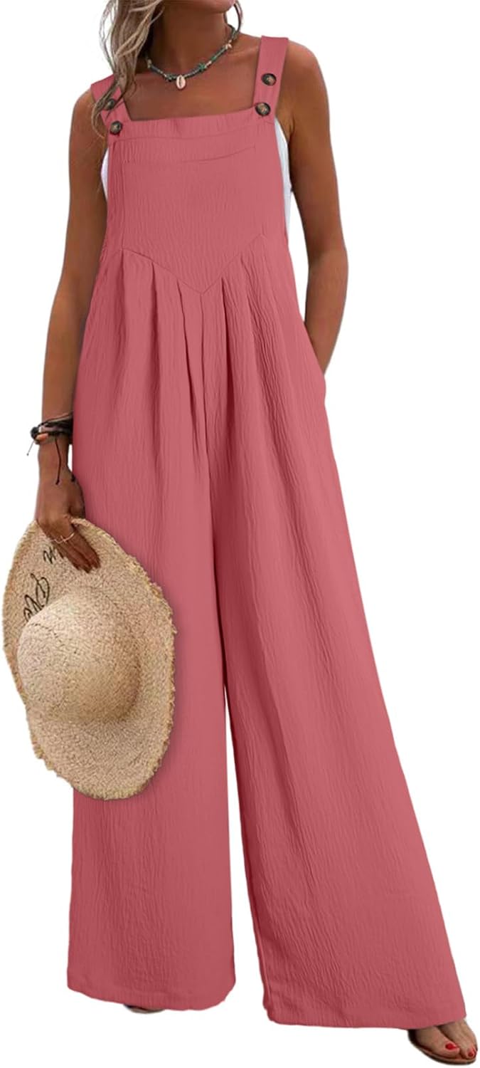 Thumbnail 6 de Dokotoo Women's Casual Loose Overalls Jumpsuit One Piece