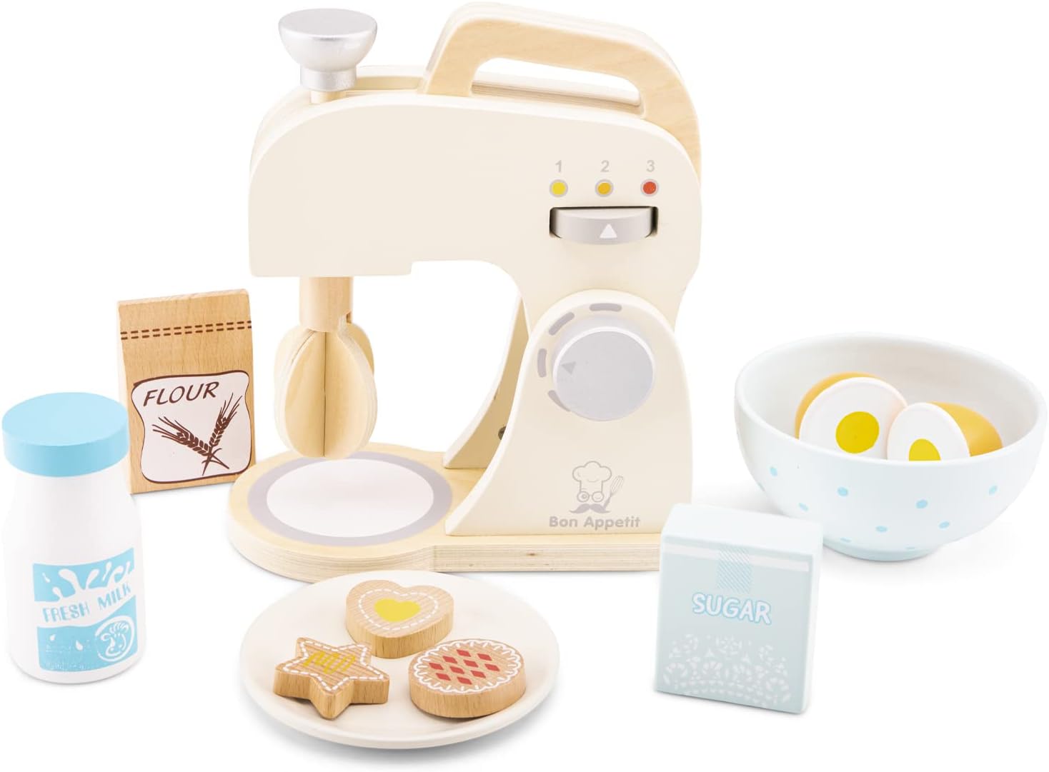 Detalle 2 de New Classic Toys Wooden Mixer 3+