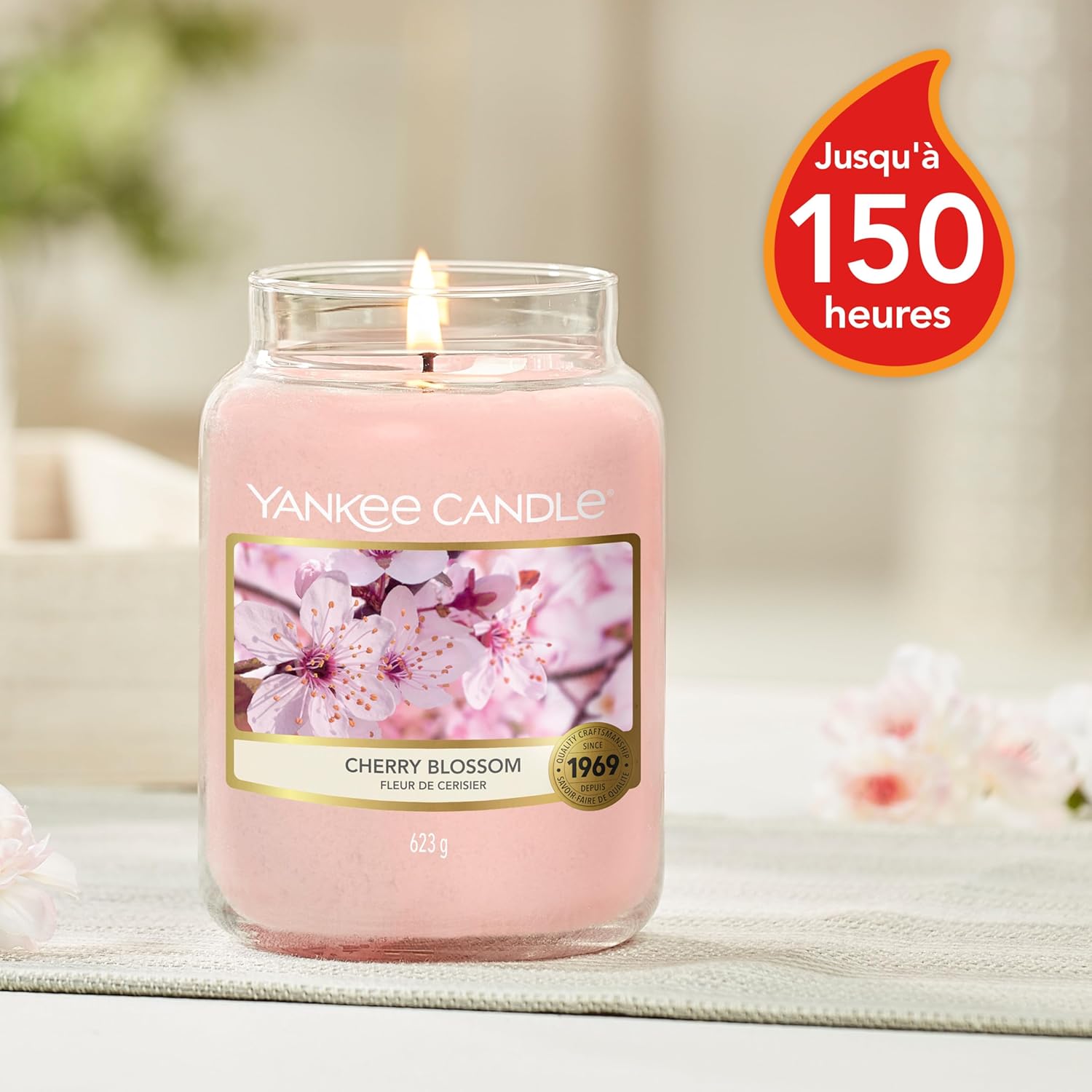 Detalle 2 de Yankee Candle Fleur de cerisier 150 h 🕯