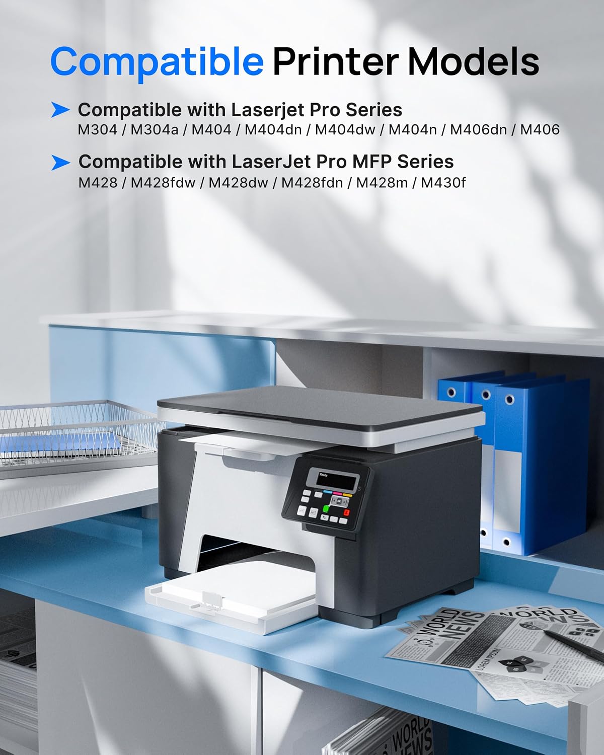 Detalle 2 de GPC IMAGE 59A CF259A kompatibler Toner (mit Chip) für HP LaserJet, schwarz (1er-Pack)