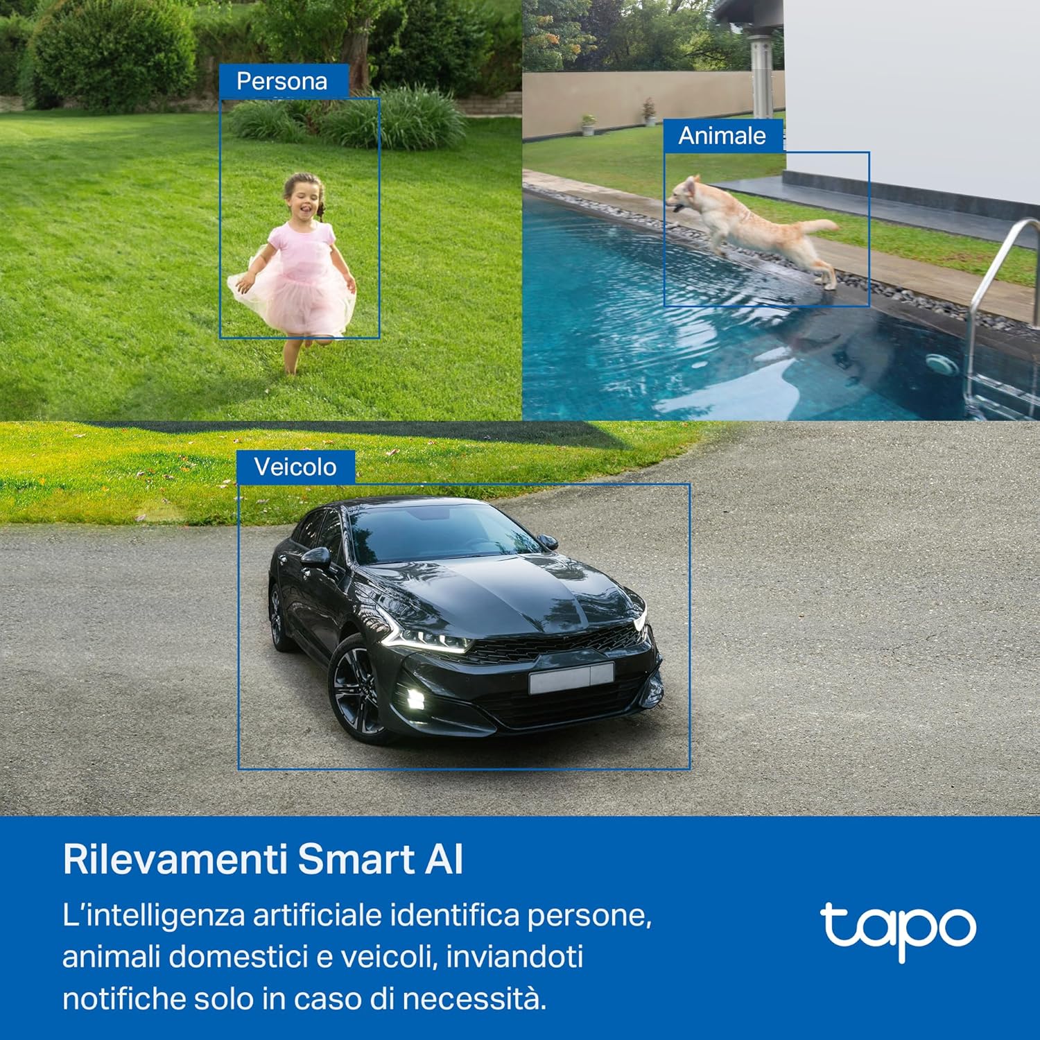 Thumbnail 6 de Tapo C460 4K 8MP: telecamera WiFi a batteria con visione notturna a colori Starlight e base magnetica