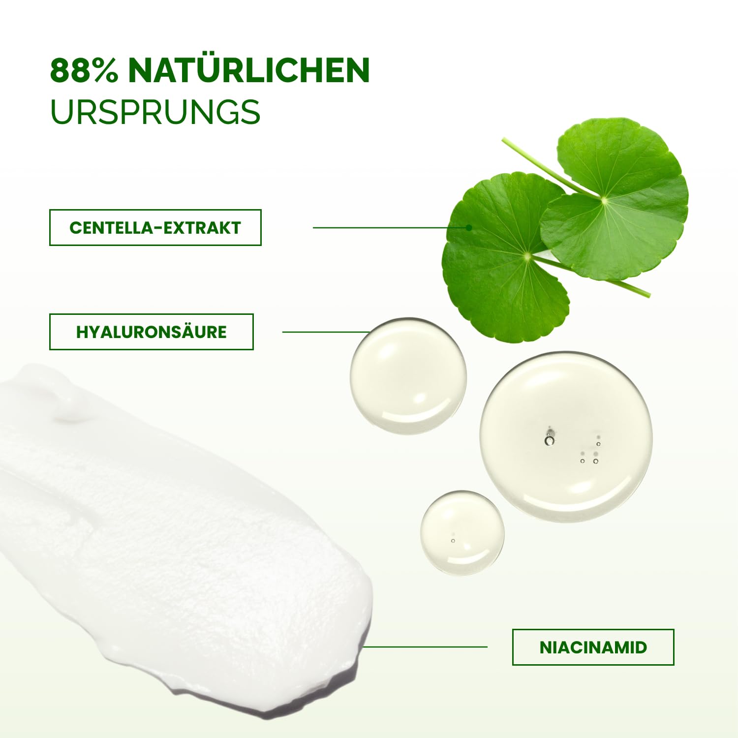 Thumbnail 2 de PLANTIFIQUE Koreanische Gesichtsmaske 5-Pack mit Centella, Niacinamid & Hyaluronsäure – Tuchmasken für Feuchtigkeit und Beruhigung