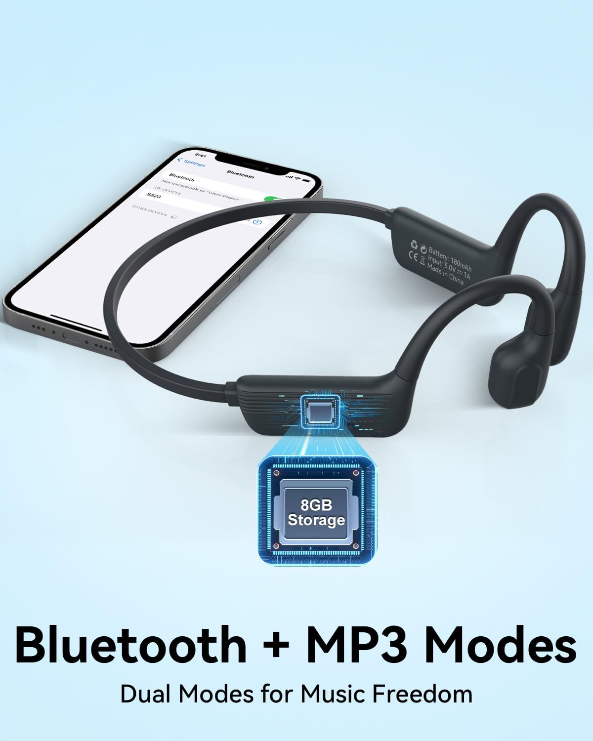 Thumbnail 5 de MONODEAL Cuffie da nuoto IP68 8 GB