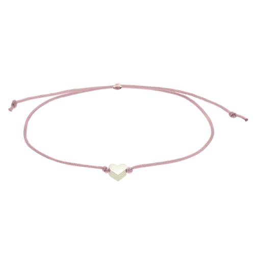 Thumbnail 6 de ÉNJA Création NOUNOU, bracelet cordon ajustable avec cœur en acier inoxydable