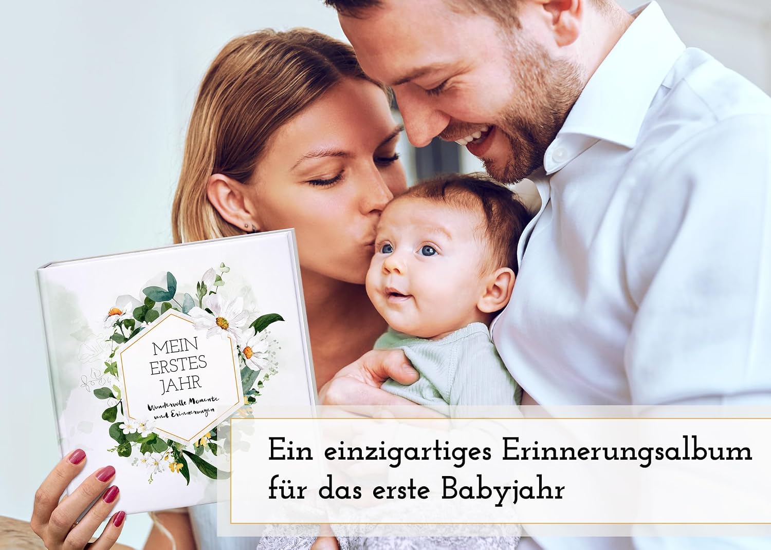 Thumbnail 1 de Babyalbum „Mein erstes Jahr“ – Baby Erinnerungsbuch zum Ausfüllen (72 Seiten) von Herzthaler