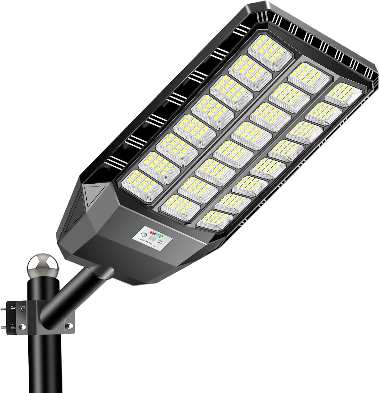 Thumbnail 6 de Adewalk Lampione Solare LED da Esterno con Telecomando: 330 LED, 7000 mAh, IP66, 3 Modalità, Sensor di Movimento