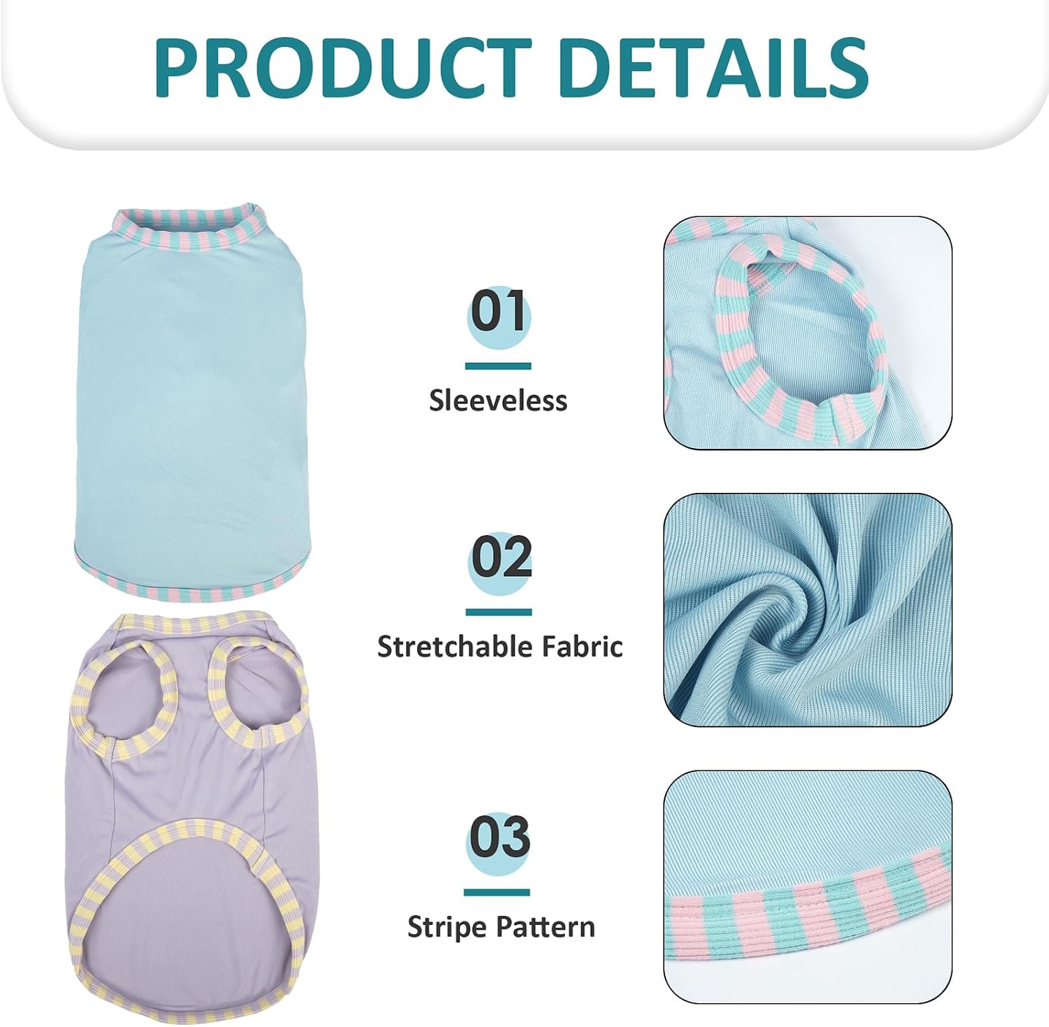 Detalle 2 de Katzinst Katzinst 2er Pack Hundeshirt UV XL