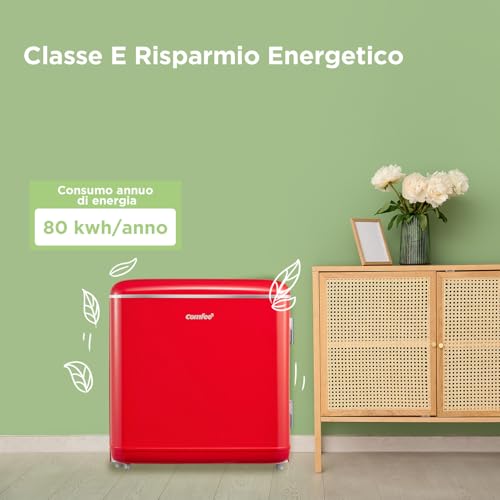 Detalle 2 de COMFEE' RCD50RE2EURT(E) Mini Frigo 47L – Design retrò, compatto e versatile