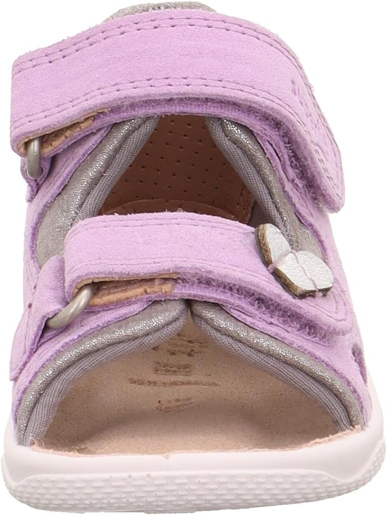 Detalle de Superfit POLLY Sandale 1-600097 Mädchen – atmungsaktive Leder-Sandale mit Klettverschluss