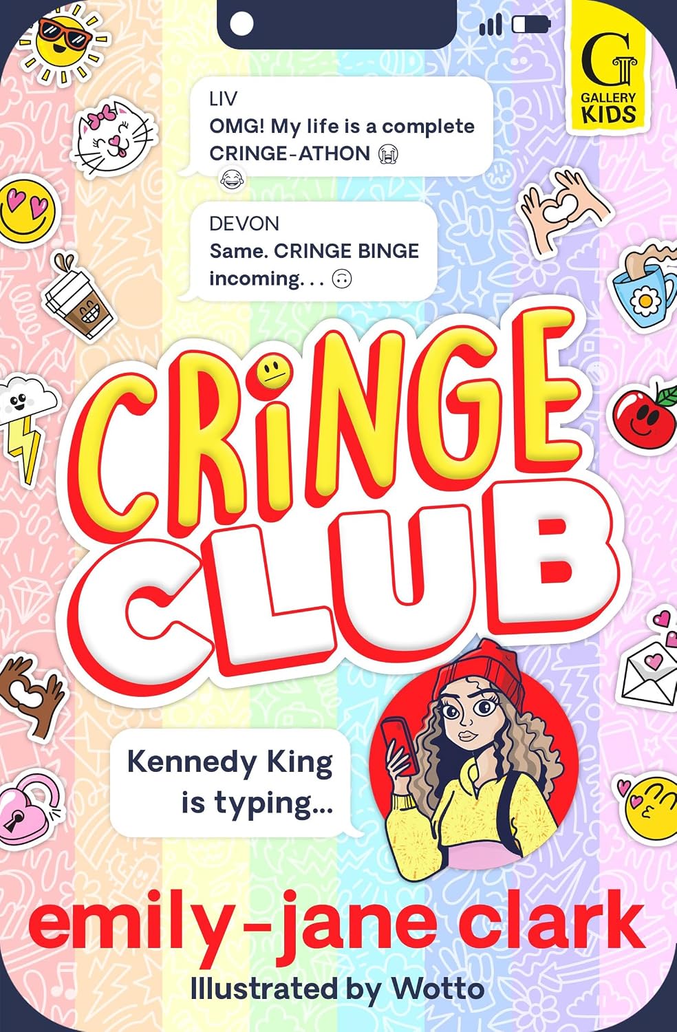 Detalle de Cringe Club: Volume 1 – kinderboek voor tweens vanaf 9 jaar, 352 pagina’s